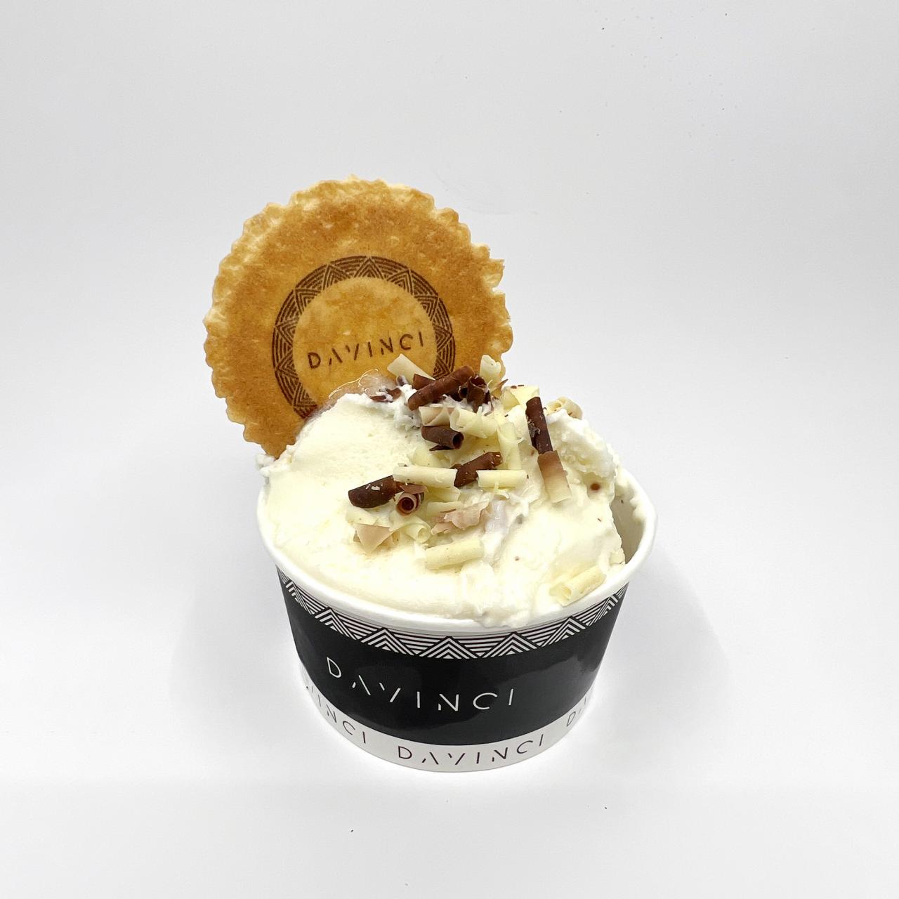 Straciatella black & white sladoled